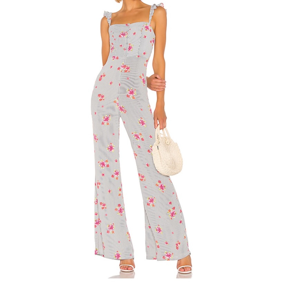 NWT Flynn Skye Bardot jumpsuit S
